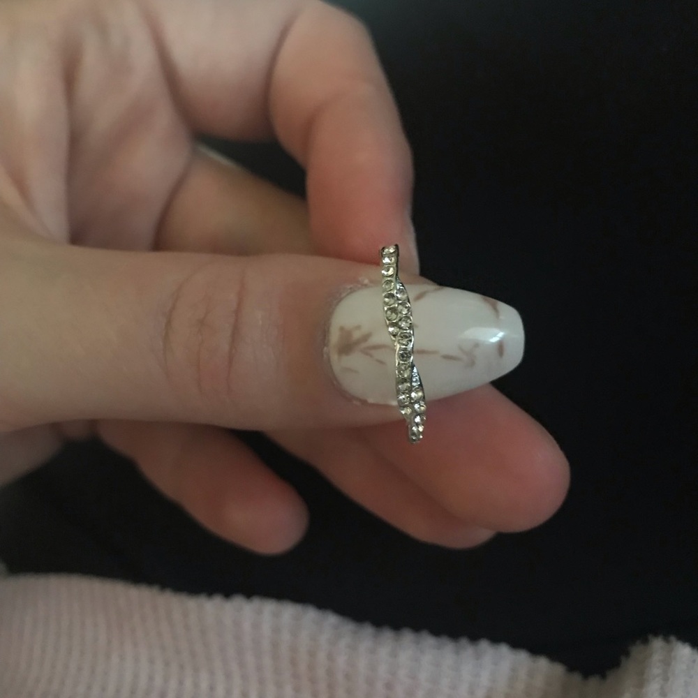 New Pattern Twisted Rope Hemp Flowers Ring - Picture 2 of 3